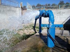 بهره مندی ۶۰۰۰نفر با افزایش ظرفیت منابع تامین آب شرب در شهرستان علی آباد کتول