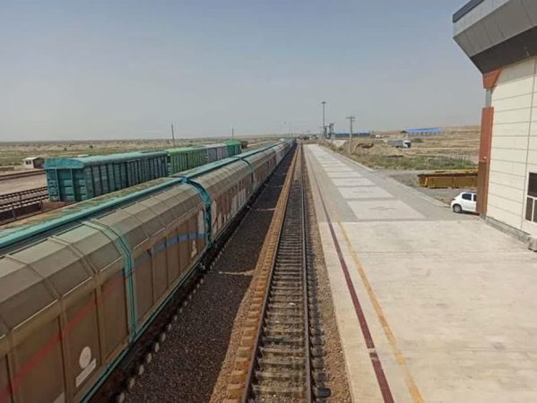 سیر قطار ترانزیتی ترکیه به افغانستان از مرز ریلی اینچه برون