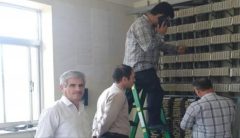 بازسازی شبکه مخابرات در روستای عطا آباد شهرستان آق قلا