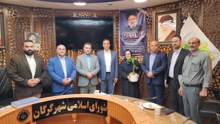 تقدیر پایین محلی از مدیر روابط عمومی شهرداری گرگان