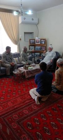 دیدار رییس و کارکنان اداره حفاظت محیط زیست آق قلا با امام جمعه شهرستان بمناسبت هفته محیط زیست