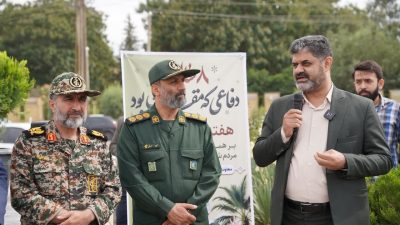 معابر شهری گرگان به تمثال مبارک شهدا مزین می شوند