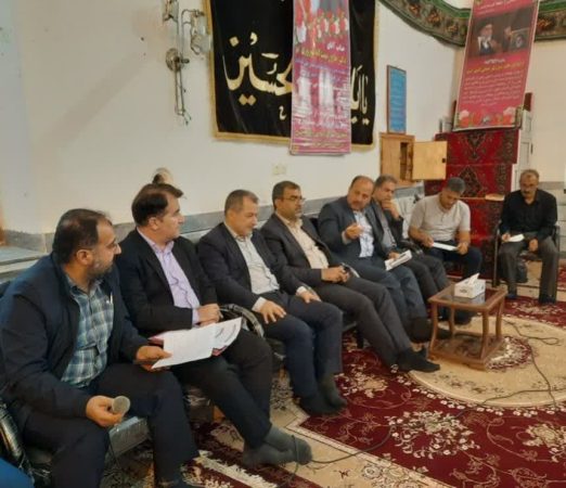 برپایی میزخدمت روستای شیرنگ سفلی ازتوابع بخش کمالان