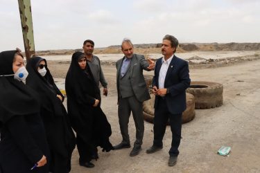 بازدید مدیر کل محترم دفتر توسعه نیروگاه‌های زیست توده سابتا از سایت پسماندآ ق قلا