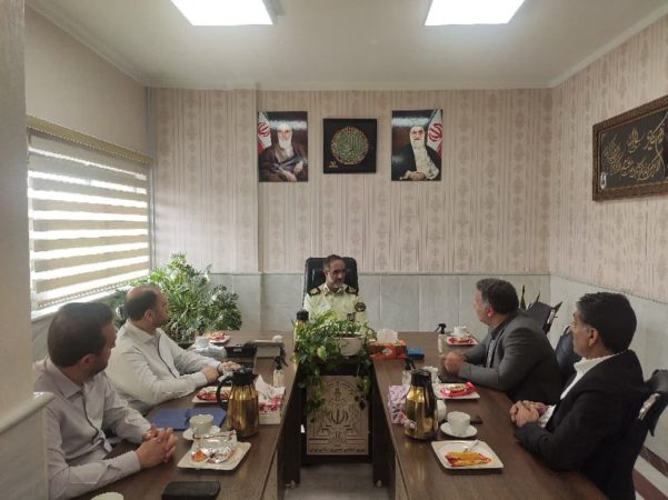 دیدار اعضای شورای هماهنگی دستگاههای اجرایی تابعه وزارت تعاون کار و رفاه اجتماعی در استان با سردار دادگر