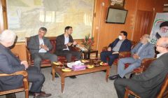 دیدار شهردار بندرترکمن با مدیر مخابرات منطقه گلستان