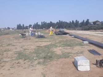 آغاز عملیات آرماتور بندی فونداسیون پروژه ۵۸ واحدی مسکن حمایتی شهر قرق