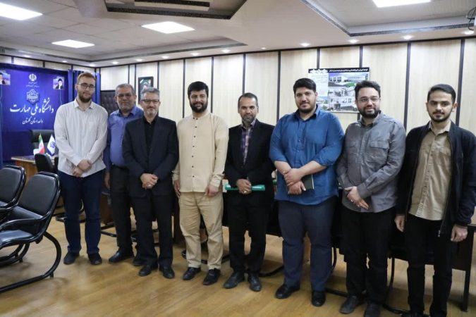 دیدار صمیمانه رئیس سازمان بسیج دانشجویی کشور با رئیس دانشگاه ملی مهارت استان گلستان