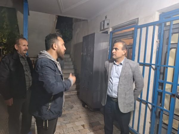 بازدید سرزده صفری از گرمخانه شهرداری گرگان