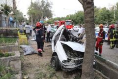 یک کشته درپی تصادف پراید در حوالی روستای کفشگیری گرگان