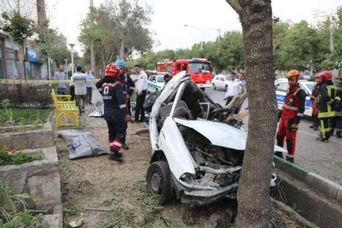 یک کشته درپی تصادف پراید در حوالی روستای کفشگیری گرگان