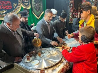 برپایی ایستگاه صلواتی پایگاه بسیج شهید سلیمانی شهرداری گرگان در ایام فاطمیه
