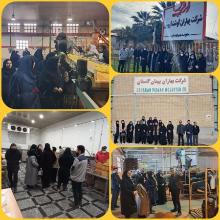 برگزاری تور صنعتی در شهرک صنعتی کردکوی و ناحیه صنعتی هزارجریبی گلستان