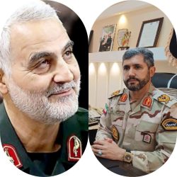 پیام تسلیت فرمانده مرزبانی گلستان به مناسبت پنجمین سالگرد شهادت شهید سلیمانی