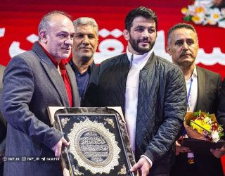 تجلیل از قهرمان پرآوازه جهان و المپیک توسط حمیدرضا آقاملائی رئیس شورای اسلامی شهر گرگان