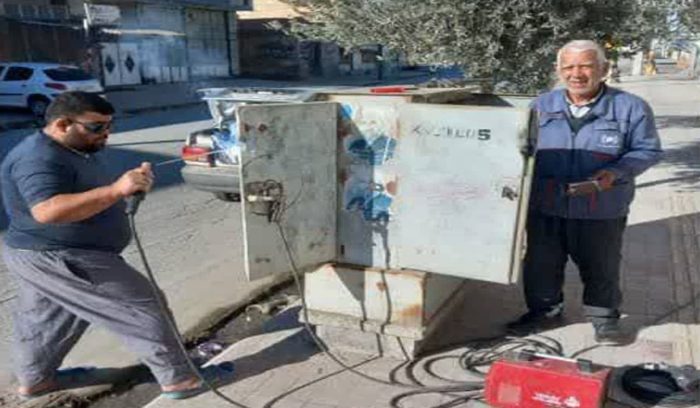 ایمن سازی کافوها و حوضچه های مخابراتی در شهرستان گمیشان