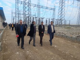 بازدید بازرس کل استان گلستان از مراحل پروژه توسعه پست ۴۰۰/۲۳۰/۶۳ کیلوولت شهید چمران آزادشهر
