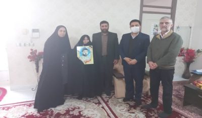 دیدار مدیر مخابرات منطقه گلستان با یکی از خانواده شهدا