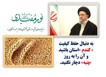 به دنبال حفظ کیفیت« گندم »استان باشید و آن را به روز «پنبه» دچار نکنید