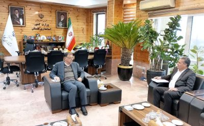 مدیر کل ثبت اسناد و املاک استان گلستان با طهماسبی استاندار گلستان دیدار کرد