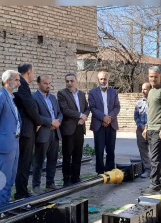 نصب ۲۰ پایه چراغ دکوراتیو در خیابان سیدالشهدا (شیرنگ)