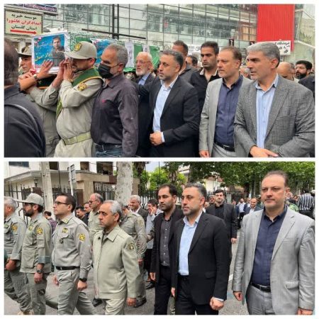 حضور مدیرکل تعزیرات گلستان در مراسم تشییع محیط بان
