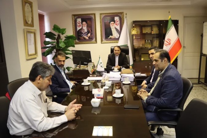 دیدار مدیرعامل سازمان مدیریت پسماند شهزداریهای استان گلستان با مدیریت بانک سپه شعبه شالیکوبی گرگان