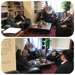 دیدار رئیس دانشگاه پیام نور گلستان با مدیرکل امور مالیاتی استان