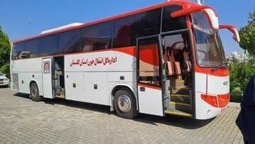 اتوبوس سیار خونگیری در استان گلستان