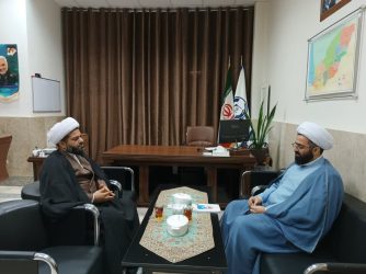 نشست مدیرکل مرکز خدمات حوزه های علمیه استان گلستان بارئیس محترم مرکز اسلامی گلستان