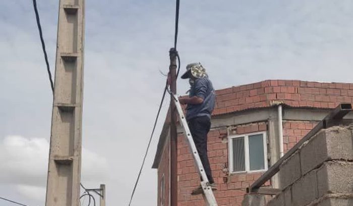 برقراری مجدد ارتباط تلفنی و اینترنت در روستای شفیع‌آباد رامیان