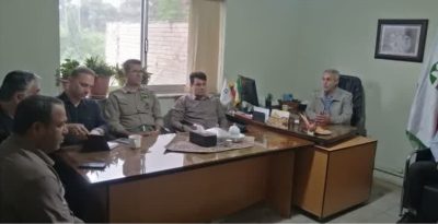 جلسه خود حفاظتی اداره حفاظت محیط زیست شهرستان گرگان
