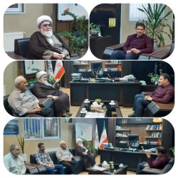 دیدار صمیمی امام جمعه معزز شهرستان کردکوی با شهردار