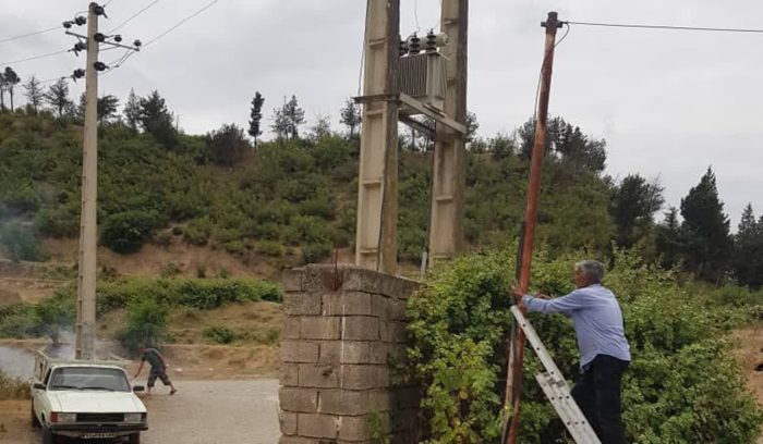 توسعه شبکه نوری در روستای الازمن شهرستان علی‌آباد کتول