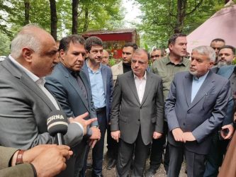 بازدید وزیر میراث فرهنگی گردشگری و صنایع‌دستی و استاندار گلستان از طرح‌های گردشگری کردکوی