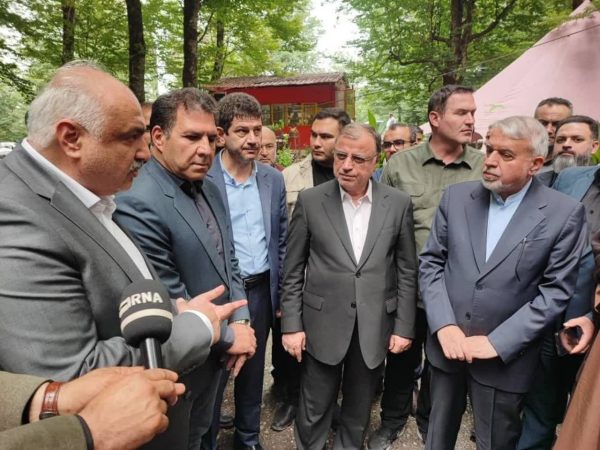 بازدید وزیر میراث فرهنگی گردشگری و صنایع‌دستی و استاندار گلستان از طرح‌های گردشگری کردکوی