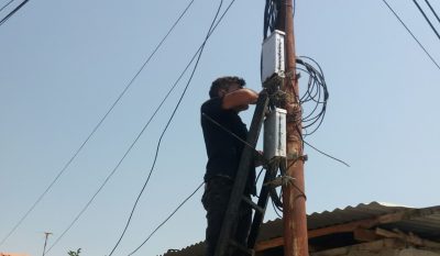بازسازی شبکه مخابرات در روستای خرم آباد شهرستان کردکوی