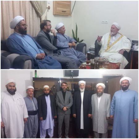 در دیدار مشاوران دبیر شورای برنامه‌ریزی مدارس علوم دینی اهل‌سنت کشور با امامان جمعه آق‌قلا