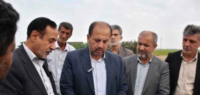 بازدید دکتر نیازی معاون آب و خاک وزارت جهاد کشاورزی از آبندان‌های شهرستان علی‌آباد کتول