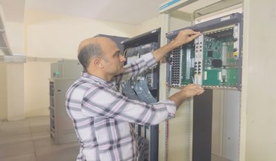 سرویس دهی به ۸۰۰۰ مشترک  مخابرات با نصب تجهیزات OLT  در شهرستان آزادشهر