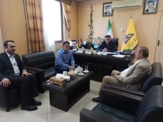 بخشدار بخش بهاران با مدیرعامل شرکت گاز استان گلستان دیدار کرد