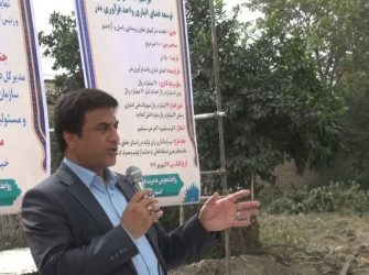 مراسم کلنگ زنی توسعه فضای انباری واحد فرآوری بذر اتحادیه شرکتهای تعاون روستایی آزادشهر و رامیان برگزار شد