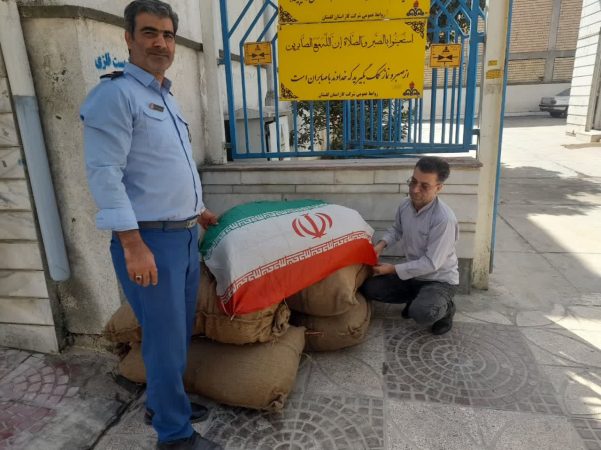 استقبال کارکنان بسیجی اداره گاز مینودشت ازهفته دفاع مقدس