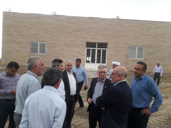 بازدید دکتر بدراق نژاد، رئیس دانشگاه پیام نور استان گلستان از واحد در حال تأسیس آق قلا
