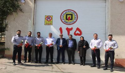 حضور سرپرست مخابرات منطقه گلستان در ایستگاه آتش نشانی بمناسبت روز آتش نشان