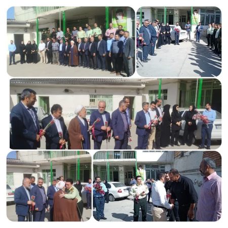 دیدار شهردار، اعضای شورای اسلامی شهر و کارکنان شهرداری جلین با رئیس کلانتری شهر به مناسبت هفته نیروی انتظامی