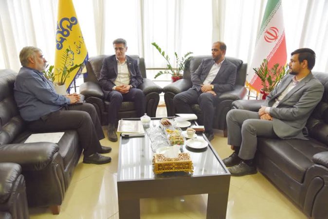 تاکید مسئول بسیج کارمندان سپاه نینوا و فرمانده حوزه بسیج شهید بهشتی ادارات کل گلستان دردیدار با مدیرعامل شرکت گاز استان
