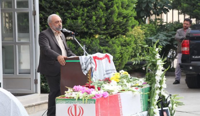 استقبال باشکوه مخابرات منطقه گلستان از پیکر مطهر شهید محمد هاشم سلطانی