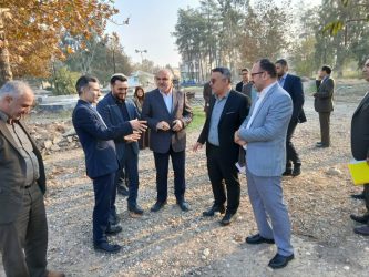 بازدید  میدانی بازرس‌کل گلستان از روند اجرای پروژه احداث پارک داریوش در گنبدکاووس