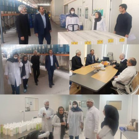 بازدید از واحدهای تولید دارو، مکمل و مواد ضدعفونی کننده دامی استان